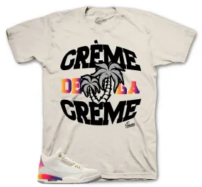 Retro 3 Sunset Creme Shirt