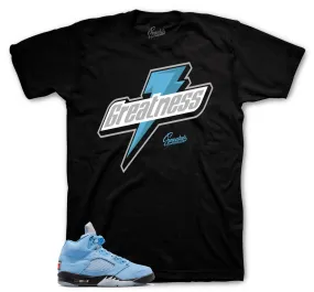 Retro 5 University Blue Greatness Shirt