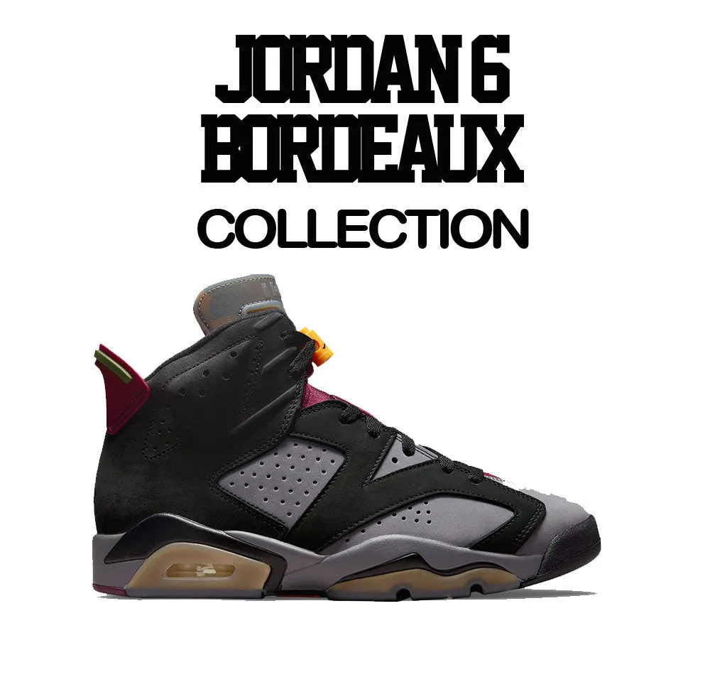 Retro 6 Bordeaux Greatness Cross  Shirt