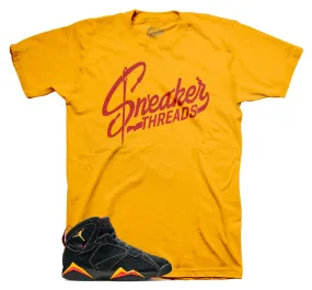 Retro 7 Citrus Shirt - ST Logo - Gold