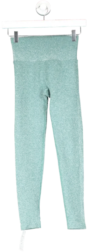 Riojoy Green Scrunch Seamless Contour Leggings UK XS