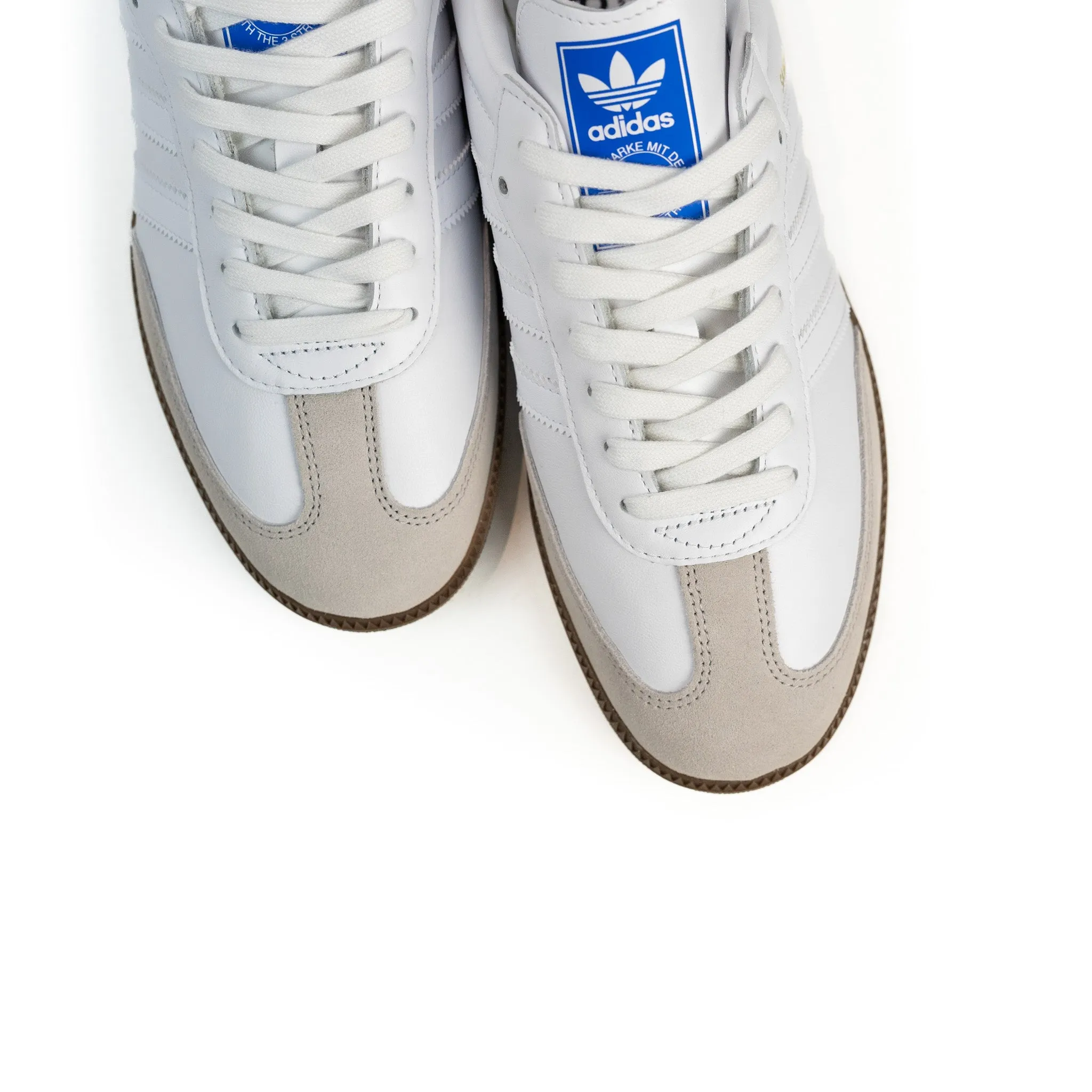 Classic Samba OG White Sneakers with Gum Sole