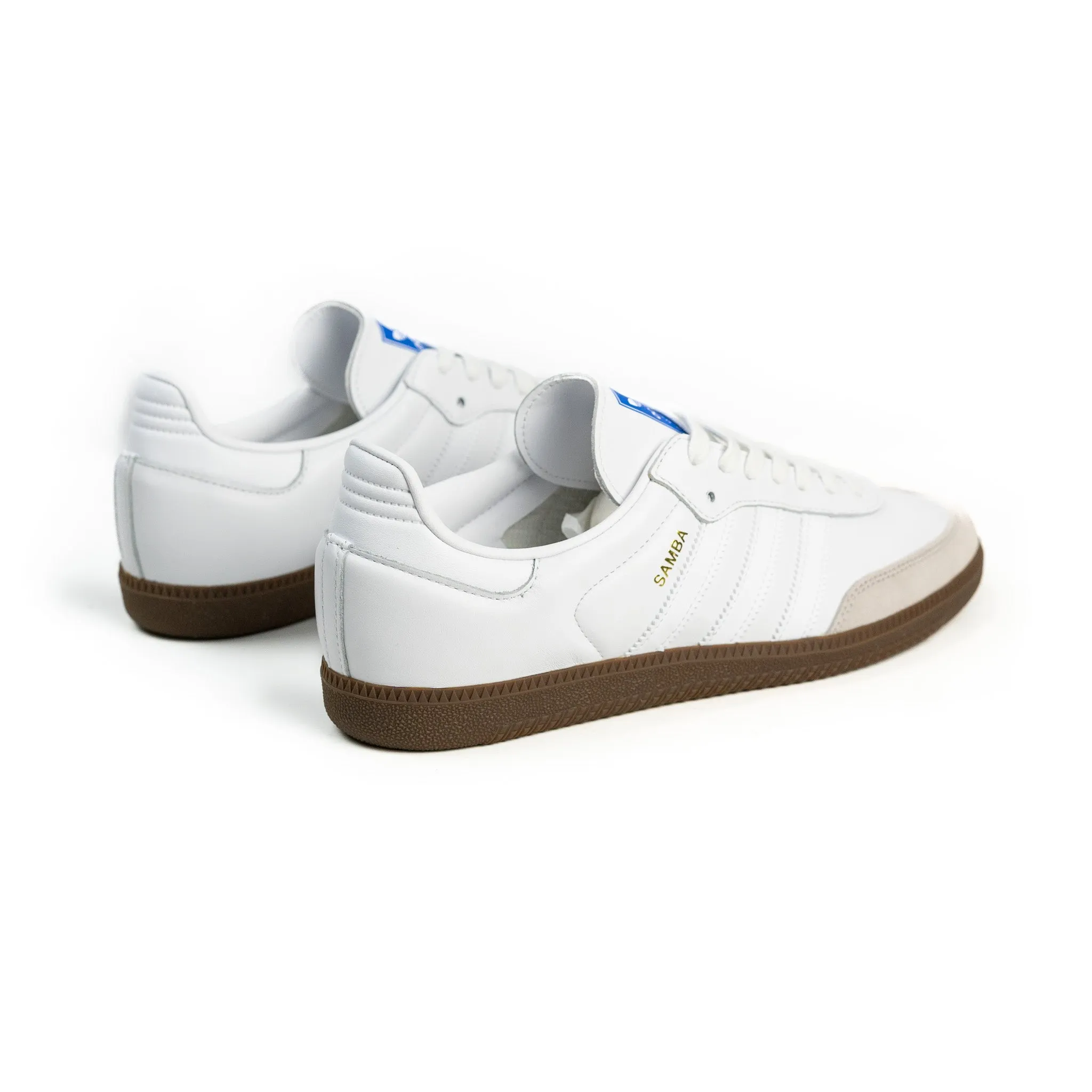 Classic Samba OG White Sneakers with Gum Sole