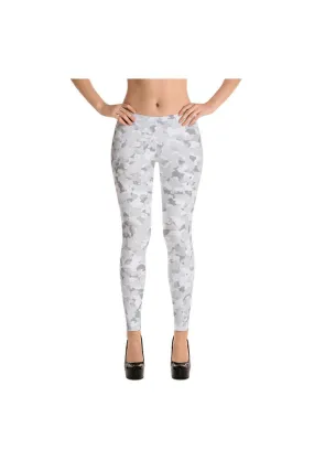 Shades of Gray Camouflage Leggings