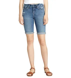 'Silver Jeans' Women's Avery Bermuda Short - Indigo