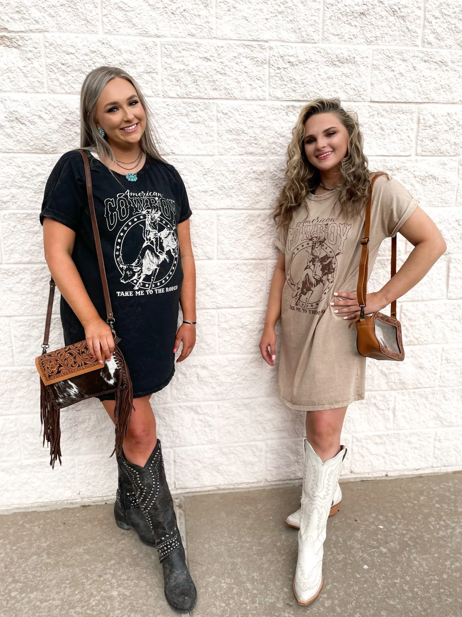 Take Me To The Rodeo Tee Dress