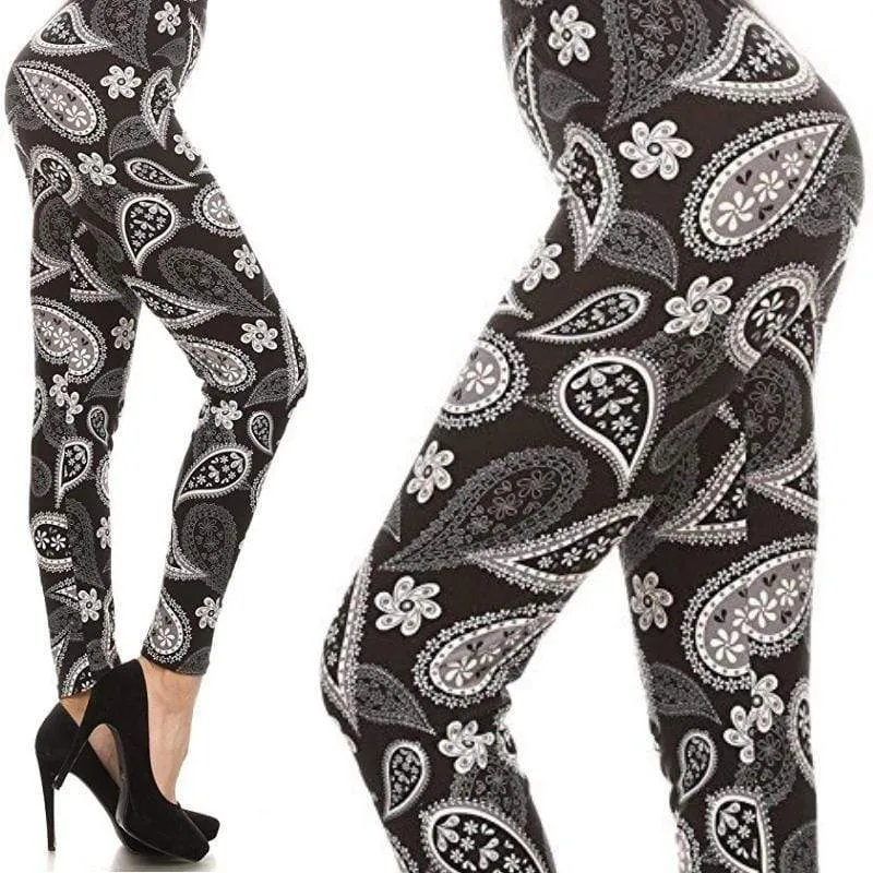 Wicked Soft Precious Paisley OS Leggings