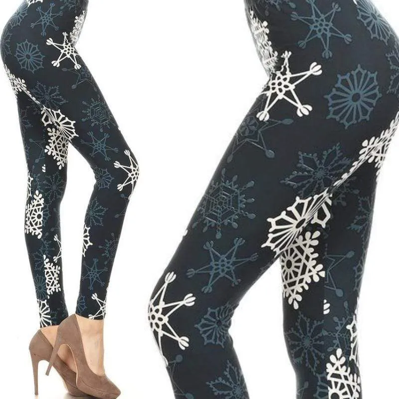 Wicked Soft Snow Falling On Cedars OS Leggings