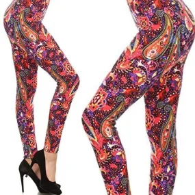 Wicked Soft Trippy Hippy OS Leggings