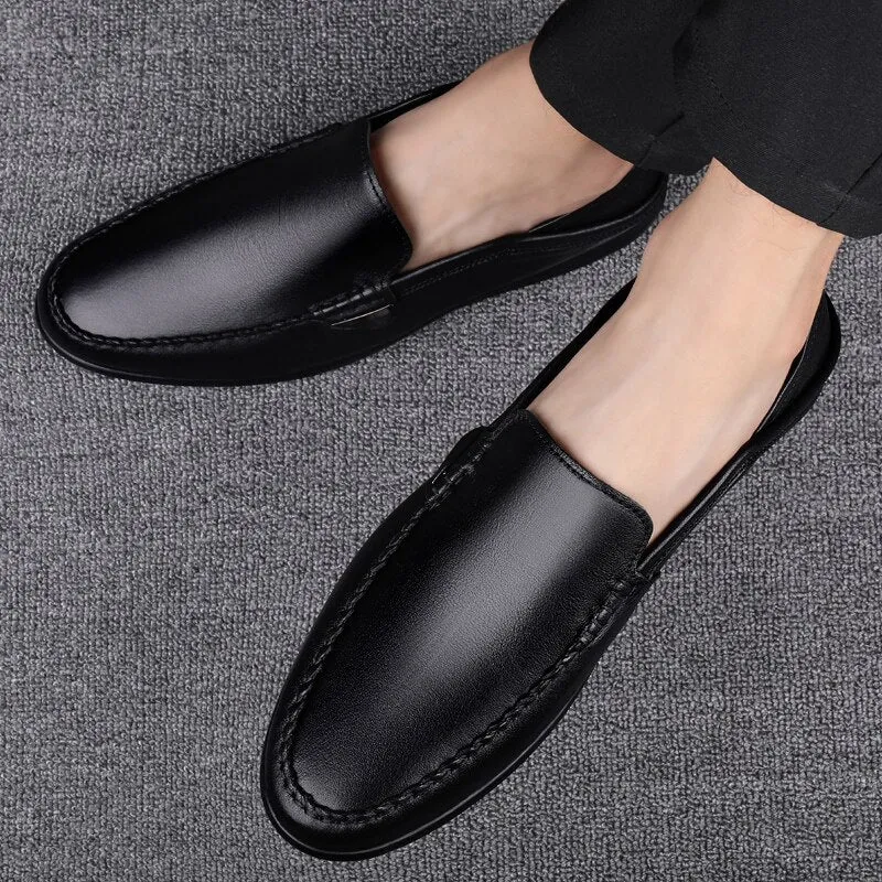 Xituodai  Boat Shoes Mens Shoes Lightweight Leather Casual Loafers