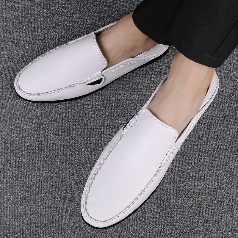 Xituodai  Boat Shoes Mens Shoes Lightweight Leather Casual Loafers